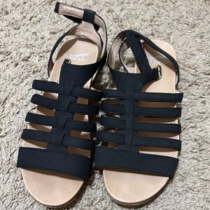 Dansko Black Strappy Sandals Size 37